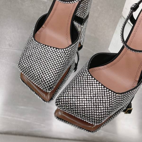 Amina Muaddi Shoes ANS00072 Heel 9.5CM